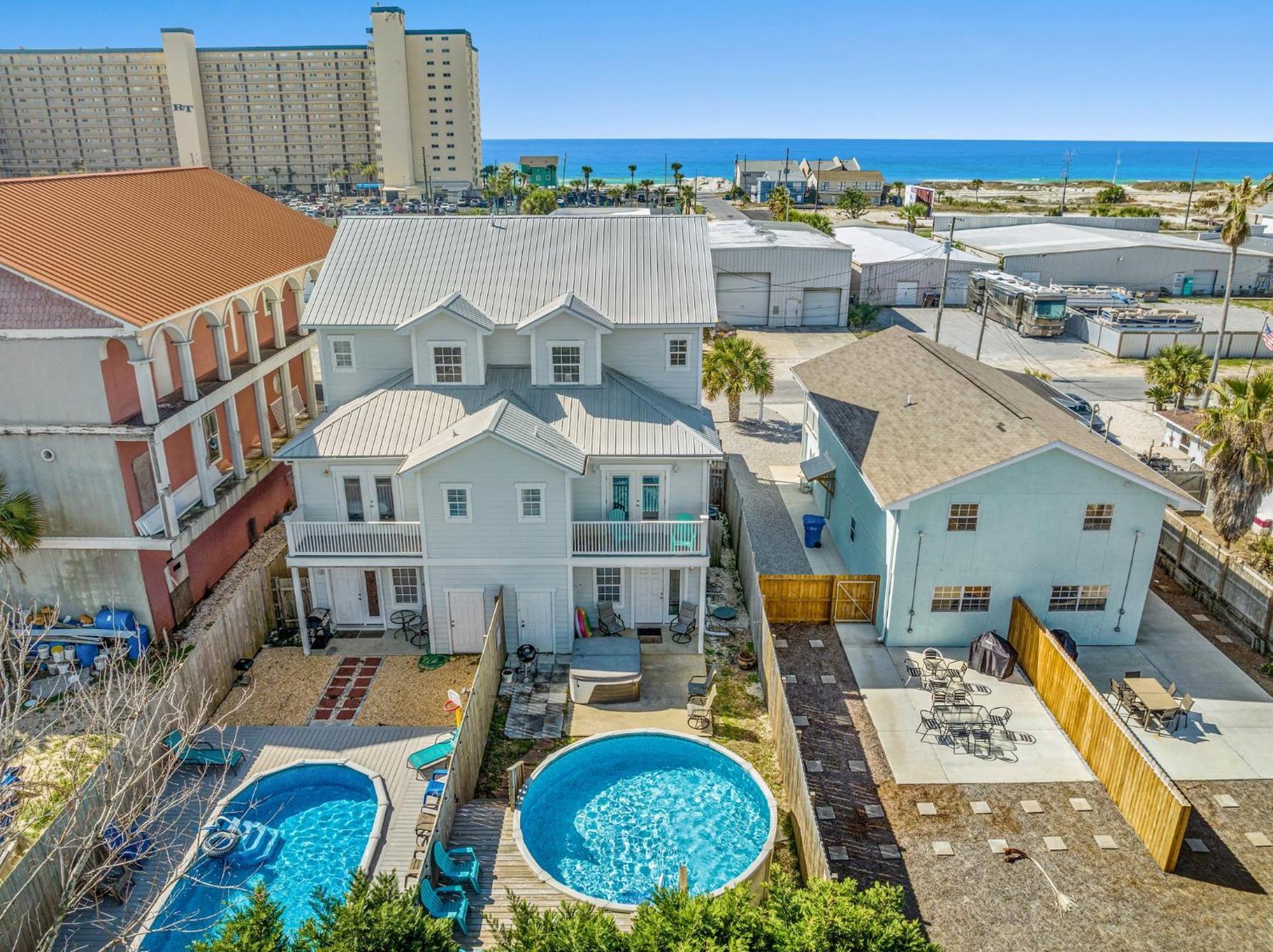 Blue Oasis Beach Vacation Home With Private Pool & Hot Tub Панама-Сити Экстерьер фото